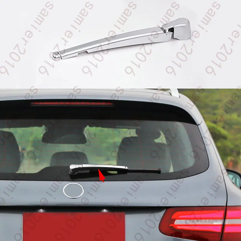 

3x Rear Rain Wiper Nozzel Dec Cover Trim For Mercedes-Benz GLC Class X205 16-17