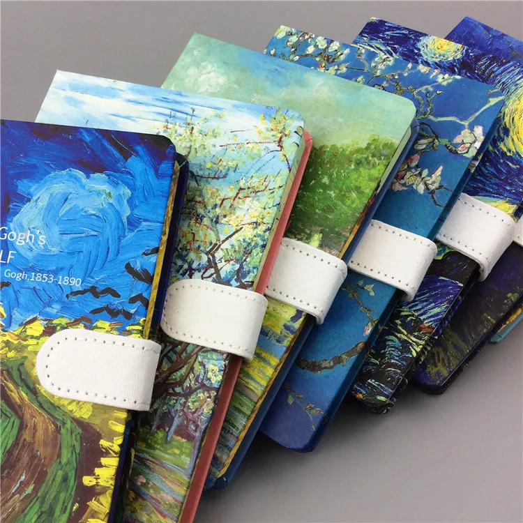 Блокнот с твердой обложкой 32K Magnatic Lined Vincent color Van Gogh Journal