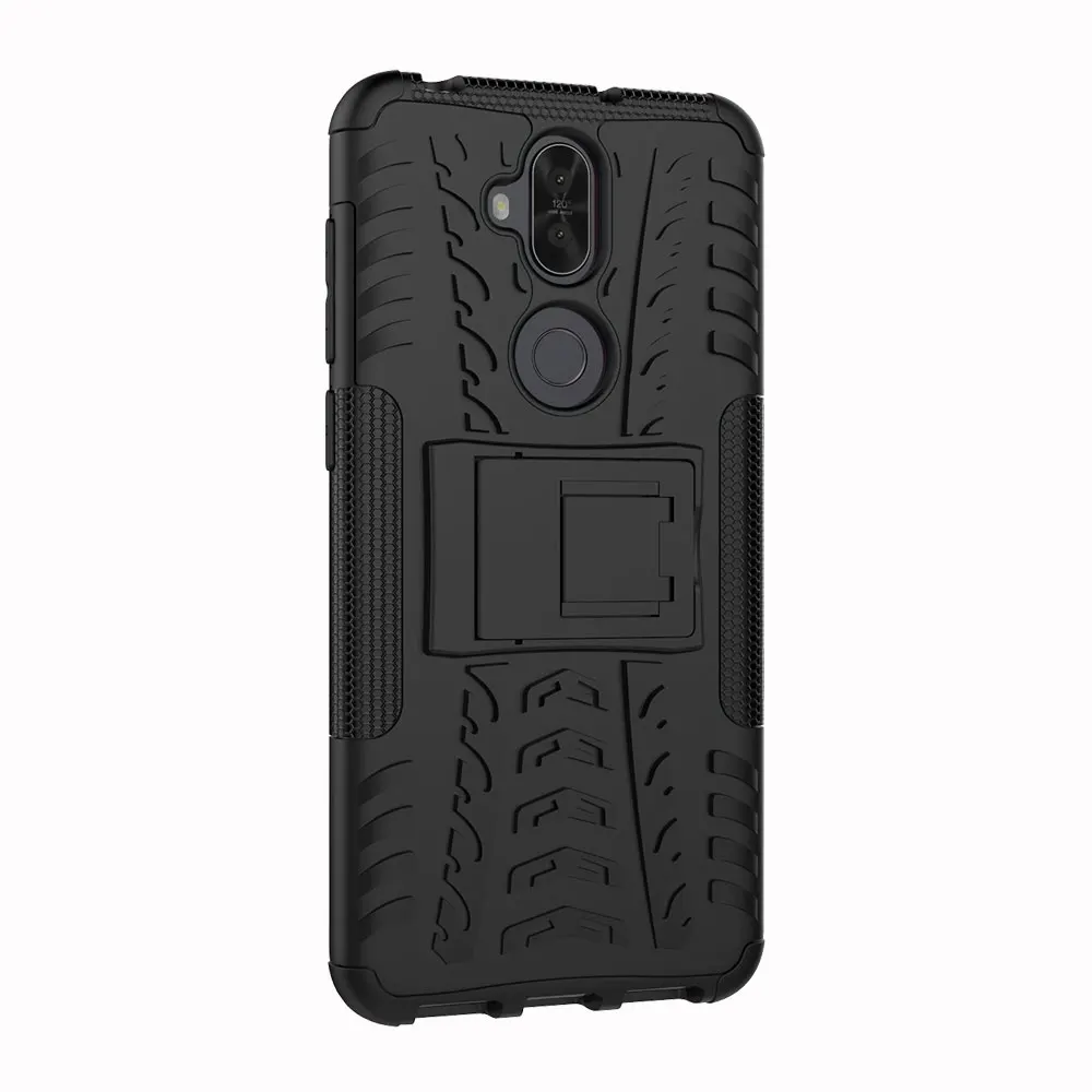 Coque For ASUS X017D X017DA ZenFone 5 Lite / 5Q ZC600KL ZC 600 ZC600 KL Plastic Silicone TPU Bracket Case ASUS_X017D Cover |