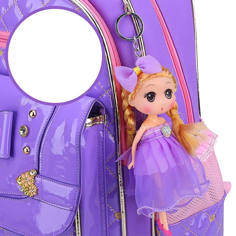 Orthopedics Fashion Children School Backpack bags For girls Waterproof Kids bag 2018 Trend | Багаж и сумки