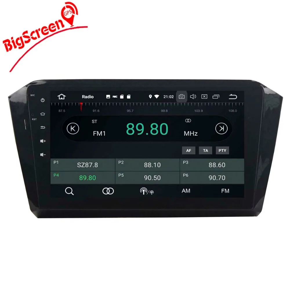 10," Android 9,0 ram 4+ 64GB 8 Core автомобильный навигационный GPS радиоприемник для Volkswagen VW Passat B8 Magotan 4G головное устройство радио ips