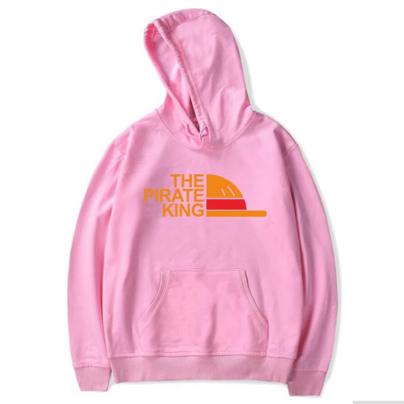 The Pirate King Hoodie For Women Men Harajuku Sweatshirt Hip Hop Streetwear Japanese Anime luffy Pullover Hooded Jacket Male | Мужская