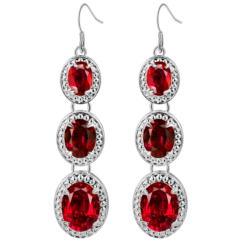 Jewelrypalace perhiasan safir biru Anting pejantan untuk wanita Asli nyata 925 посеребренный pera perk hiasan grosir |