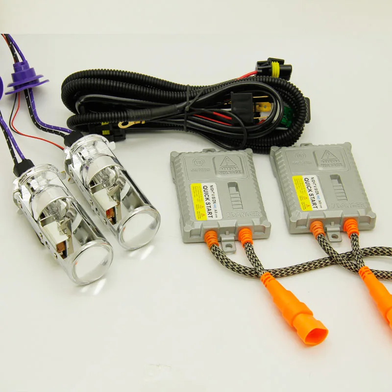 1 комплект Автомобильный ксеноновый H4 головной светильник лампы HID MINI Hi Lo луч