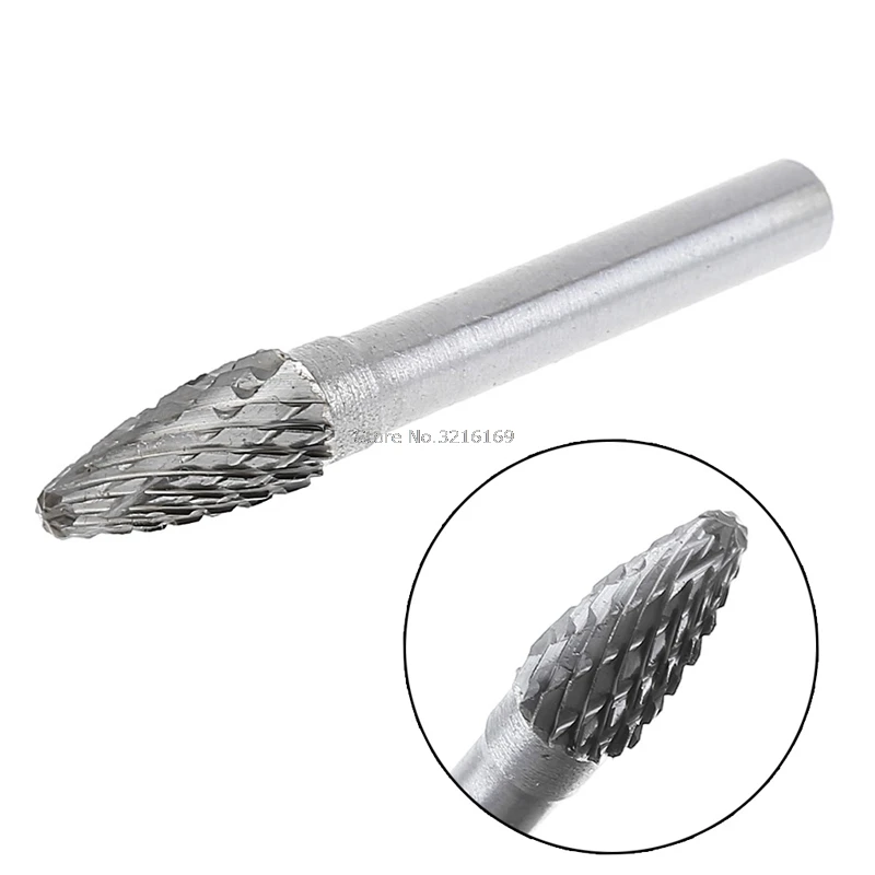 For Type 8mm Head Tungsten Carbide Rotary Tool Burr Die Grinder Drill Bit 6mm Shank Promotion | Инструменты