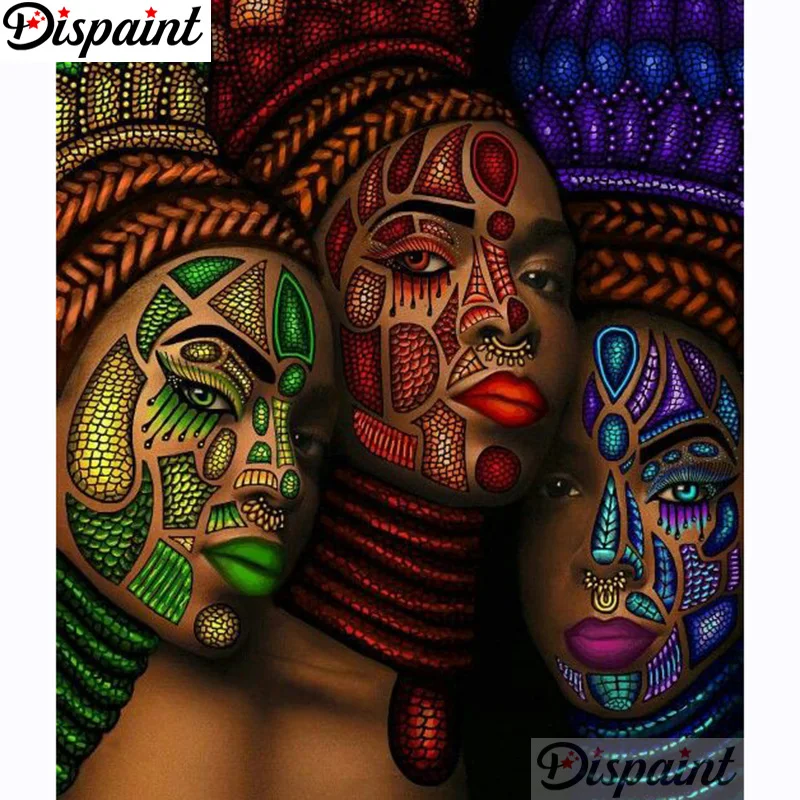 

Необычная полная квадратная/круглая дрель 5D DIY Алмазная картина "Африканская красавица" вышивка крестиком 5D домашний декор A20876