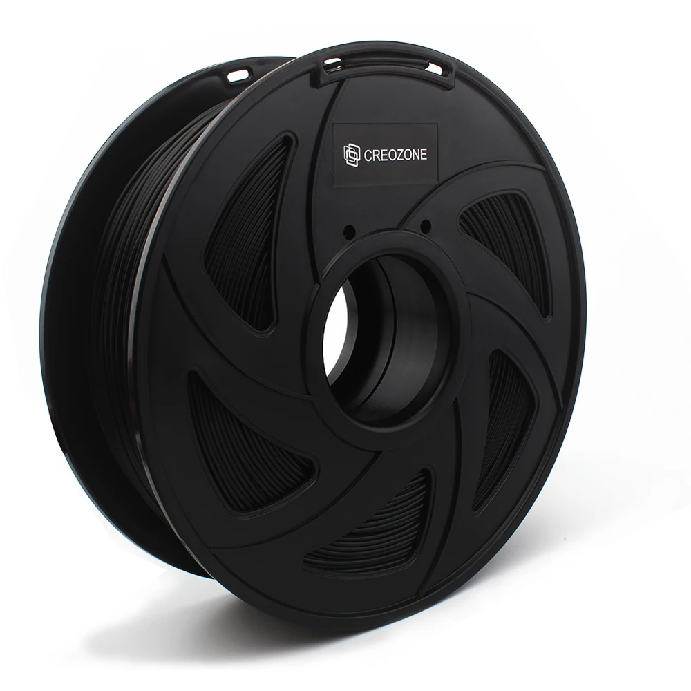 CREOZONE черная PLA нить 1 75 мм 1кг 3d пластик для 3D принтера печатные материалы 2.20LBS