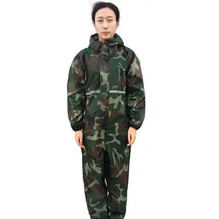 Adult Motorcycle Raincoat Waterproof Reflective Outdoor Work Professional impermeable Rainwear Men Rain Coat Cover Hooded LZO106 | Дом и сад
