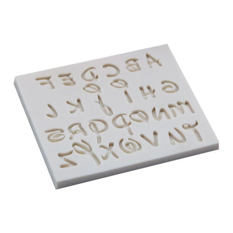 1 шт. силиконовая форма в виде букв алфавита | Дом и сад