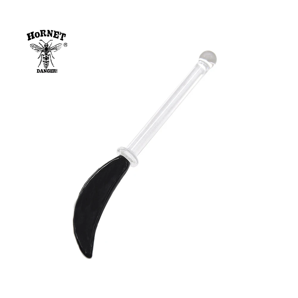 HORNET боросиликатное стекло Dabbler 5,20 дюймов воск Dab инструмент толстый Pyrex Dabber инструменты кварцевые Banger гвозди Dab установки оптом