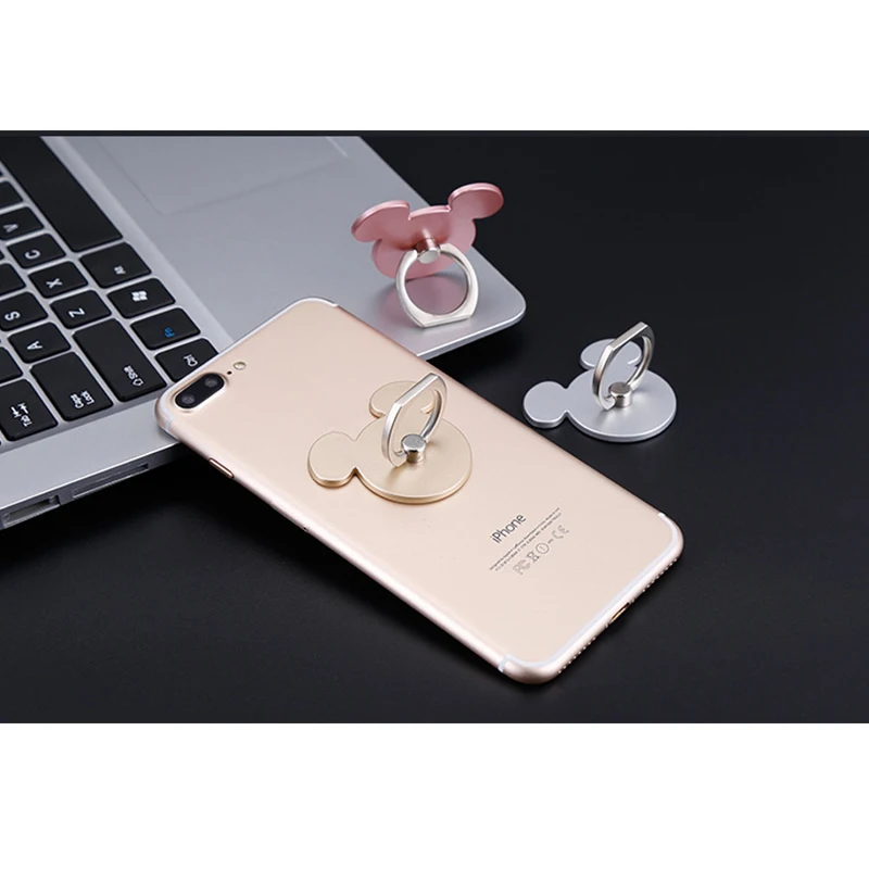 С Микки Маусом смартфон держатель стенд милый мультфильм 360 градусов палец