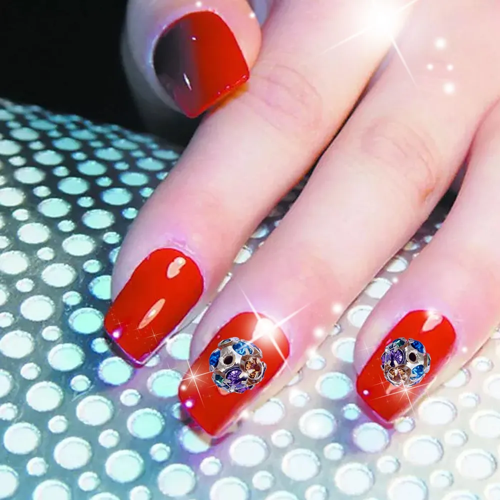 10 шт. Стразы для ногтей цветные алмазные бусины украшения стразы дизайна