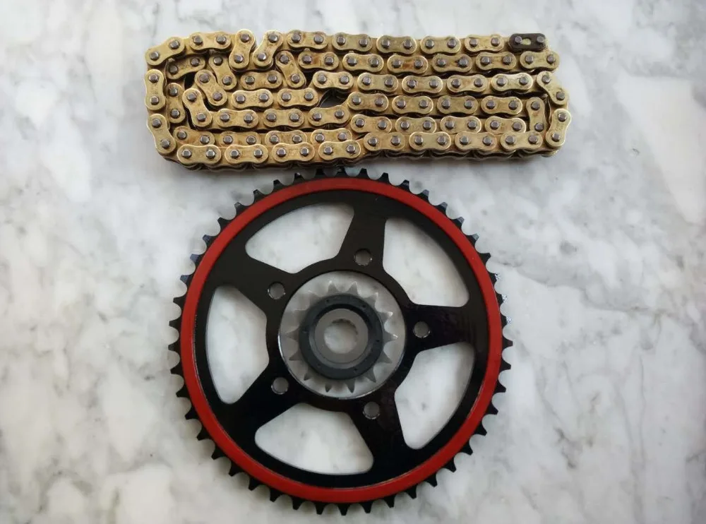 GW250 GW250S GW250F GSX250R DL250 520HO роликовая Мотоциклетная цепь с 46T 14T передними и задними