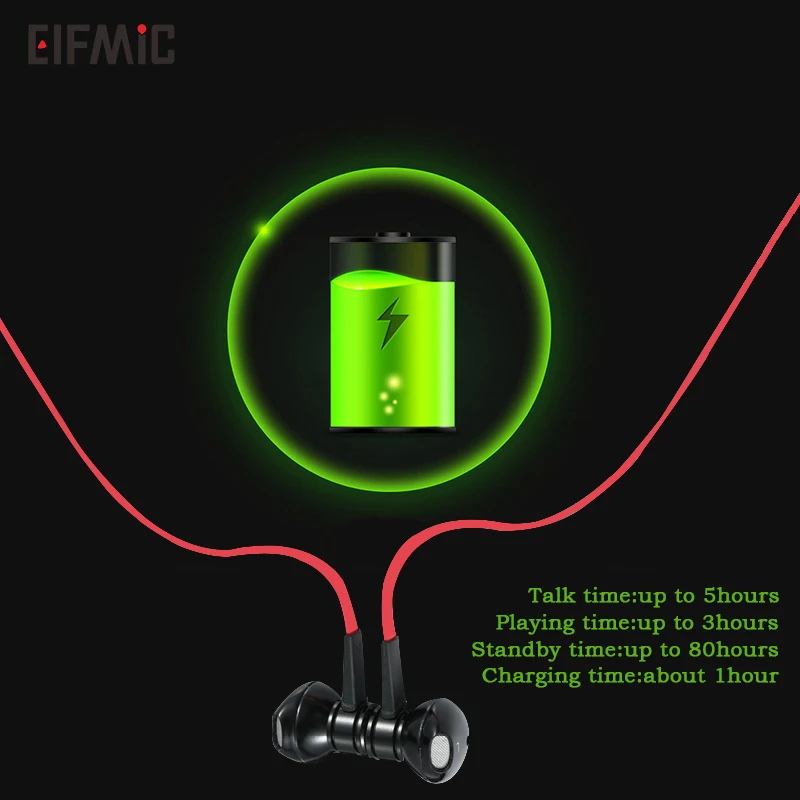 Оптовая продажа Горячая ELFMIC беспроводные Bluetooth наушники стерео капельки