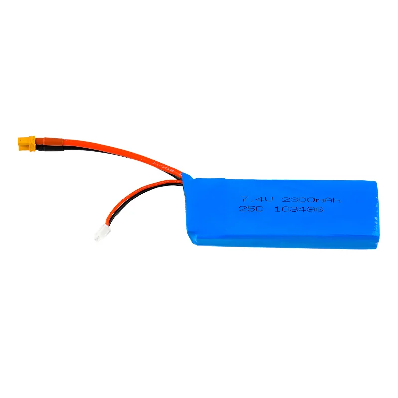 1 2 шт. 7 4 В 25C 2300 мАч аккумуляторная батарея Lipo для MJX Bugs 3 RC Quadcopter запасные