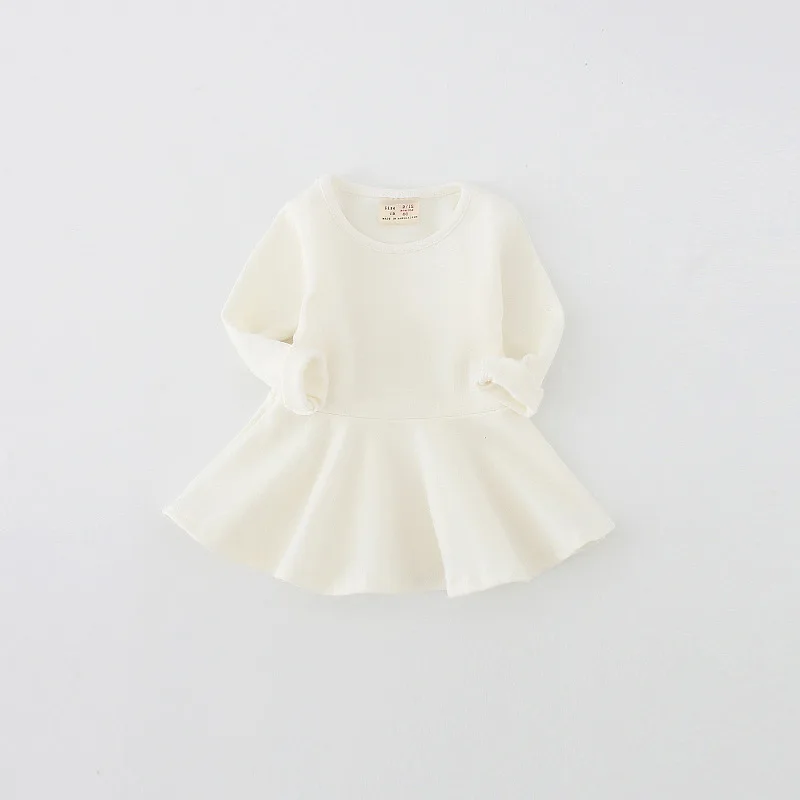 Girl Dress 2019 Long Sleeve Casual Ruffles Kids Clothes Dresses For Girls Newborn Baby Clothing Children Costume 1-4Y | Детская одежда