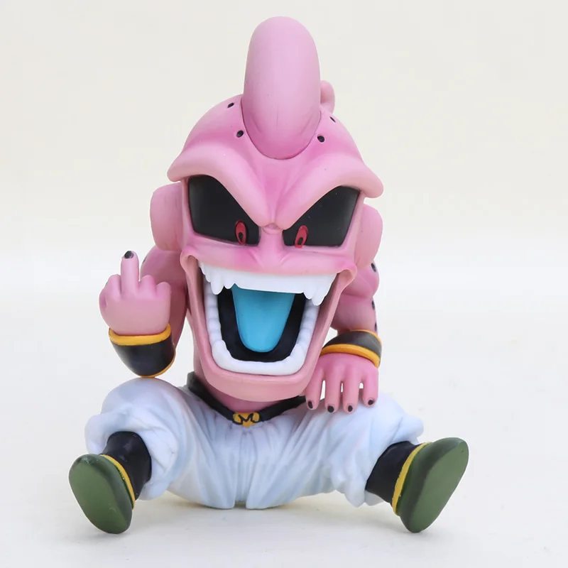 Evil buu bag 12cm Dragon Ball Z super saiyan Majin Buu girl Boo evil ПВХ фигурка Коллекционная модель DBZ Dragon toy Dragonball - Цвет: Evil buu bag 12cm