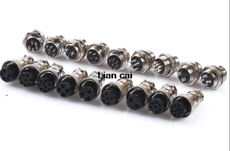 Авиационный Кабельный Разъем GX16 5/8 дюйма 2Pin3pin4pin 5pin6pin7pin8pin9pin10pin штекерные и