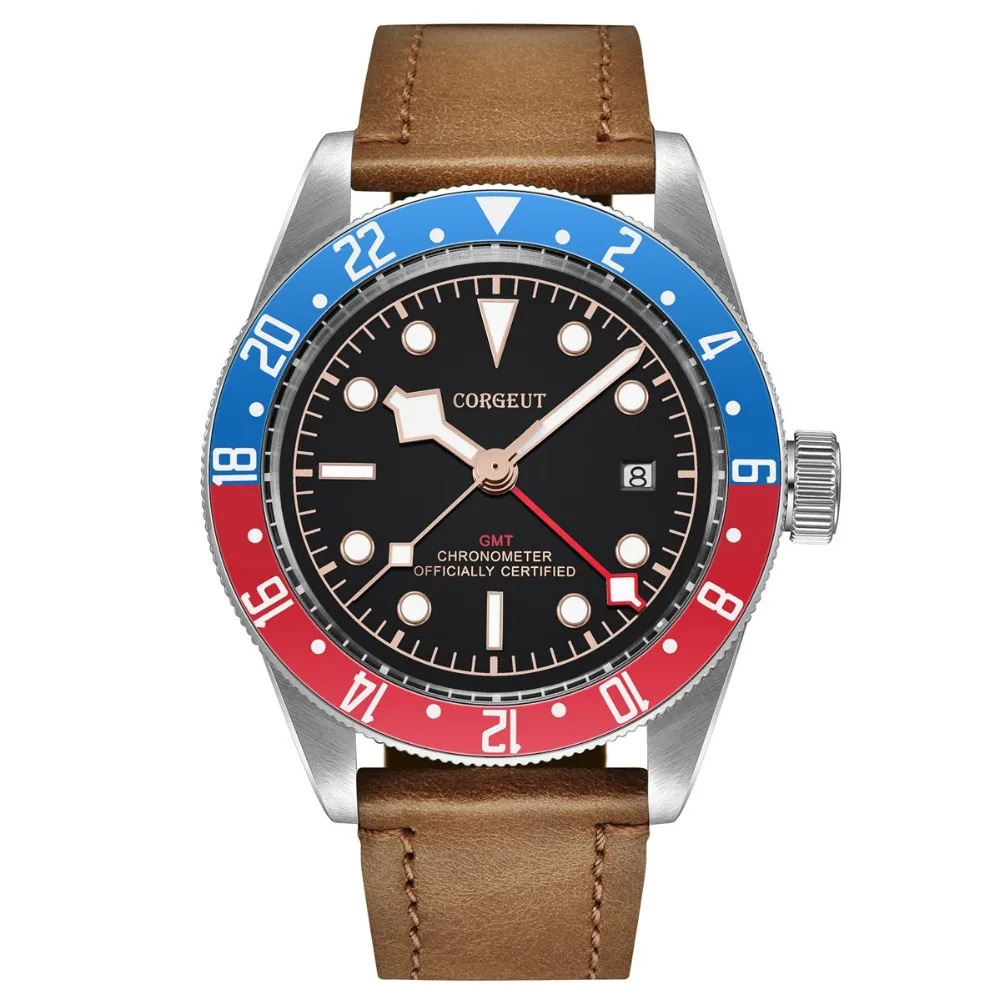 Часы мужские водонепроницаемые с сапфировым стеклом 41 мм | Наручные часы