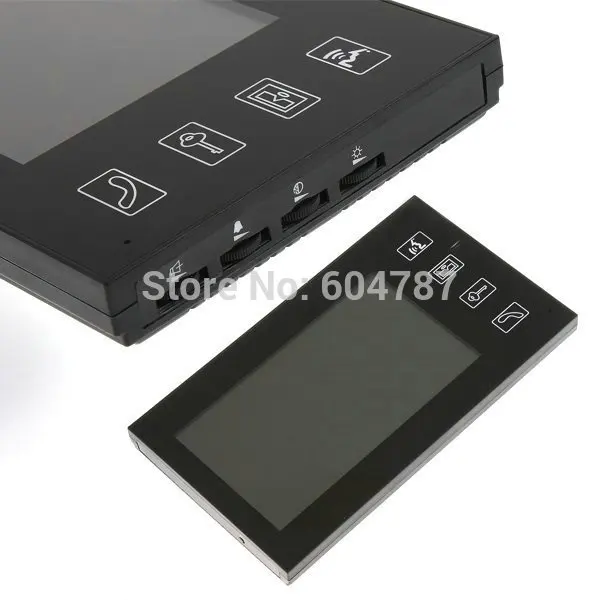 7 Inch Monitor Touch Video Door Phone Intercom Doorbell Home Security IR Camera Electronic Lock Keyfobs | Безопасность и защита