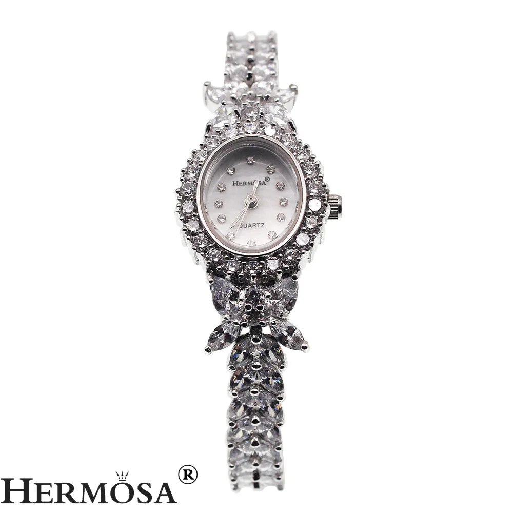 Подарок на день Святого Валентина Женские кварцевые наручные часы Whitetopaz женские