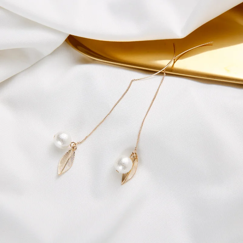 Новые простые дизайнерские геометрические u-образные серьги для ушей хлопковые