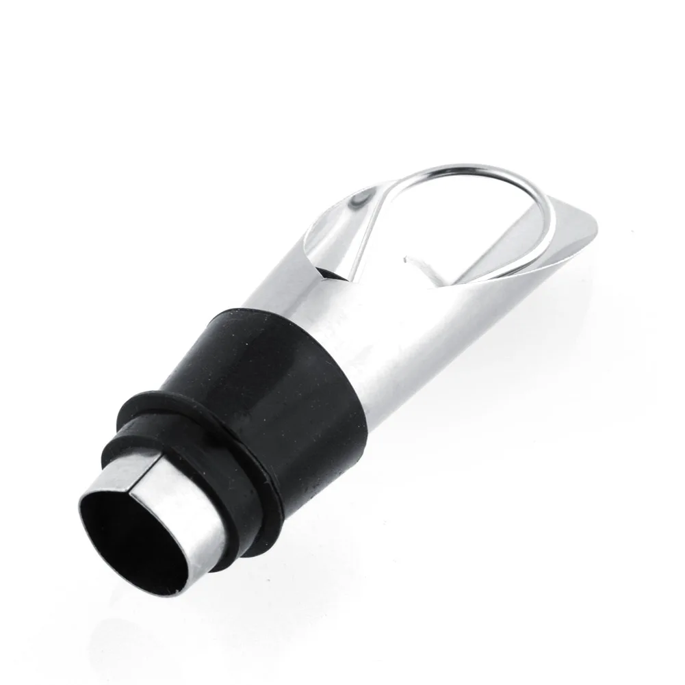 Stainless Steel Vacuum Pump Wine Bottle Stopper Funnel Pourer Decanter | Дом и сад