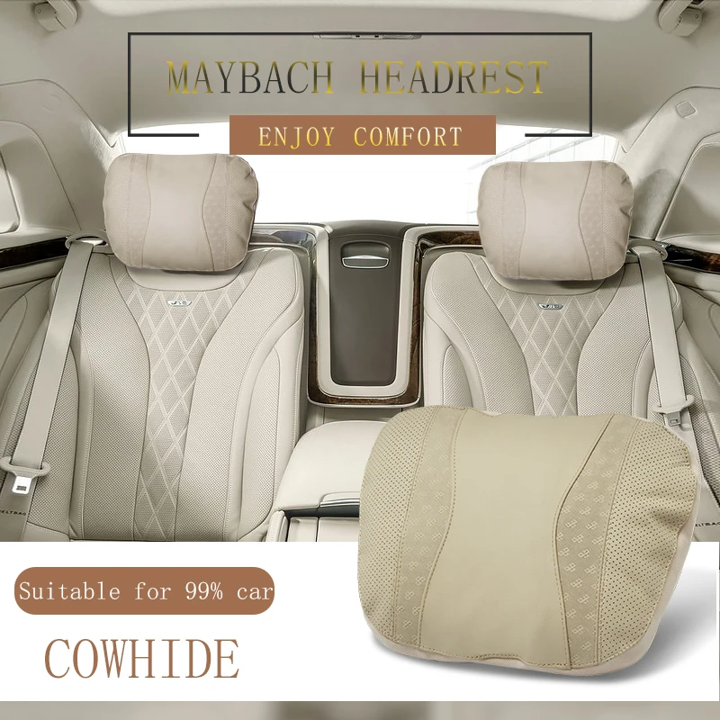 Пара автомобильных сидений Maybach S Class удобные мягкие наволочки на подголовник