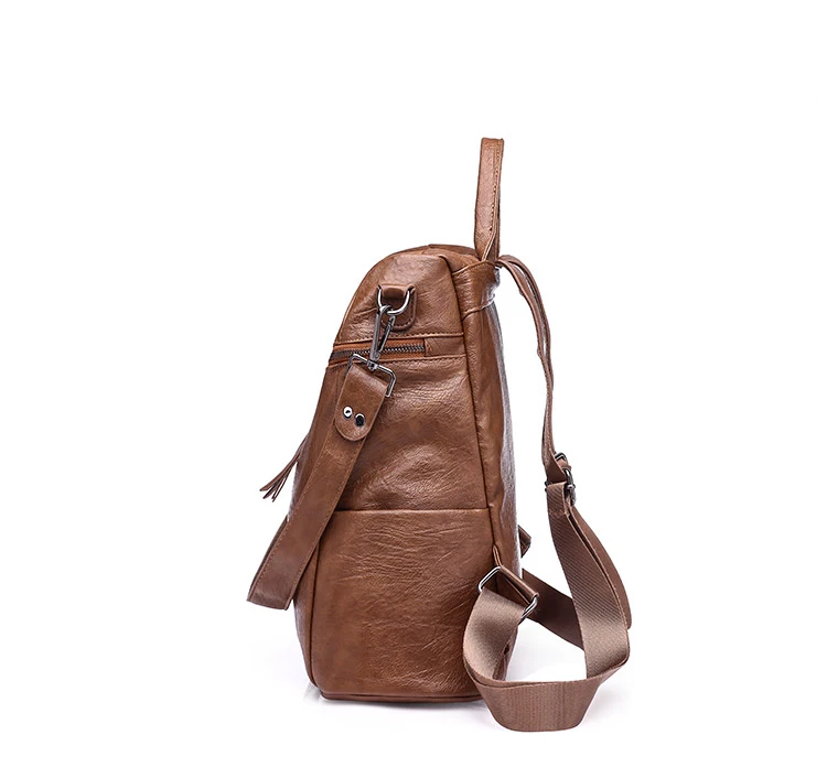 Женский рюкзак из искусственной кожи, модный рюкзак, женские рюкзаки Mochila, женские повседневные винтажные сумки на плечо большой емкости