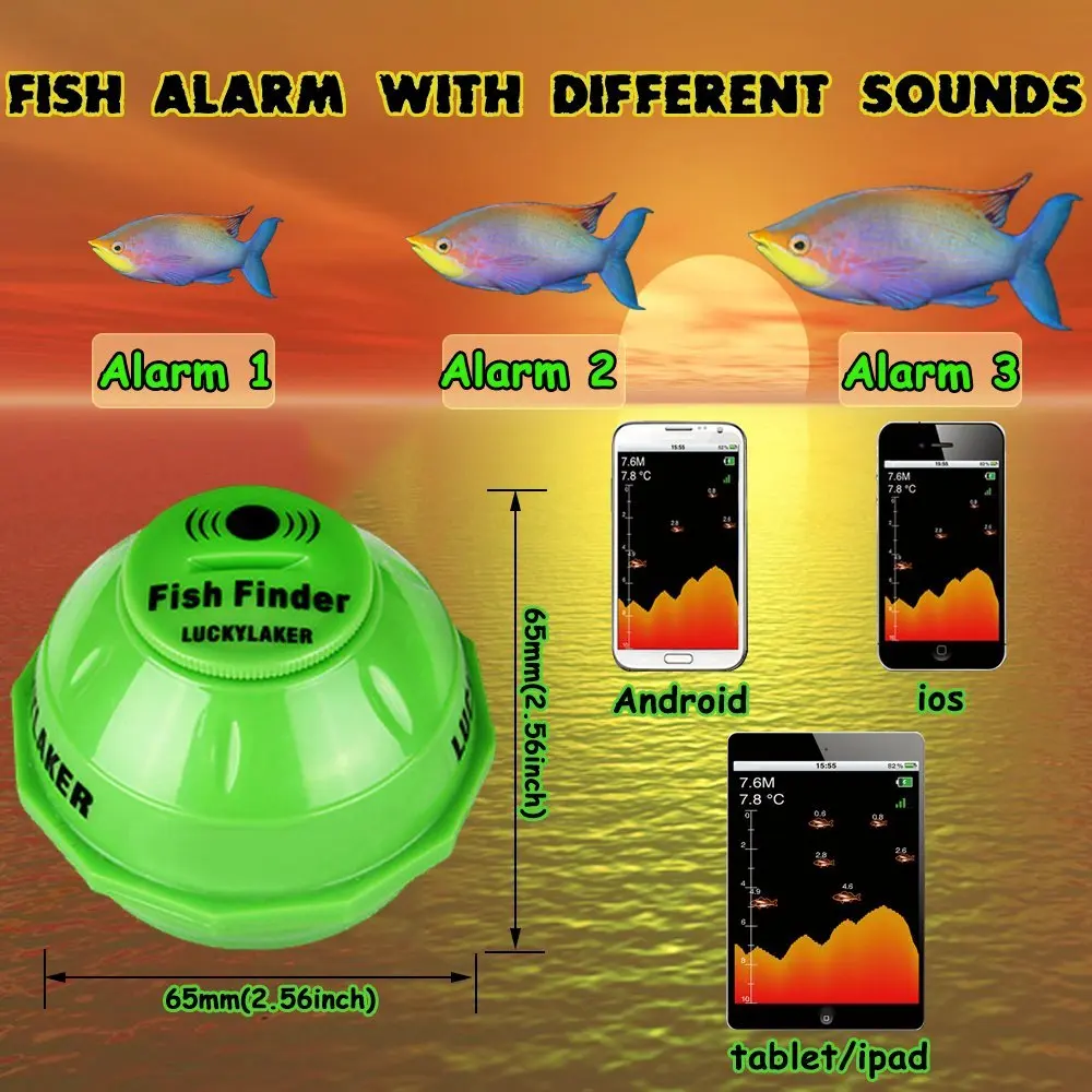 Lucky подводная камера рыболокатор ff916 беспроводной wifi findfish смарт-устройство Android/IOS