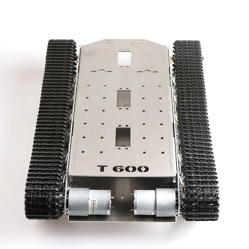 RC металлический бак шасси T-600 гибкое Демпфирование Золотой робот гусеничный