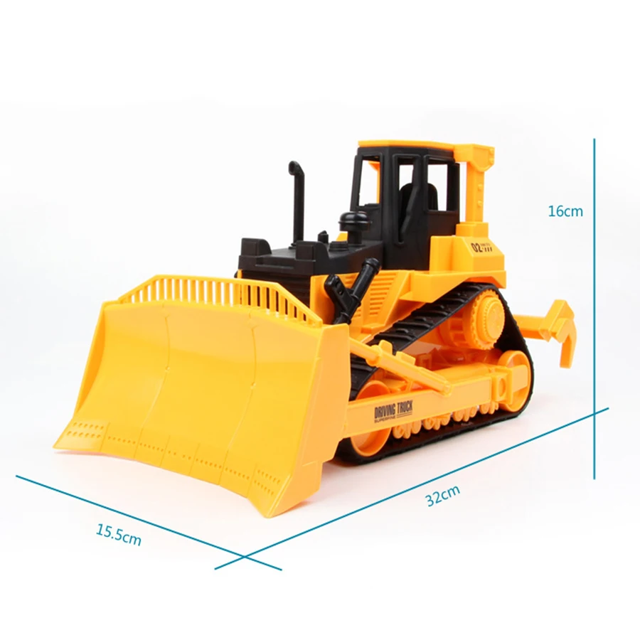 Экстра-большая Модель 1:22 бульдозер гусеничного типа детская игрушка фермер