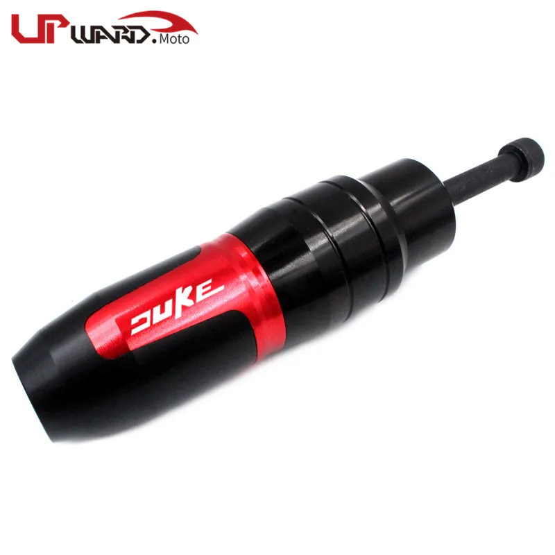 1 piece of Red Для KTM DUKE 125 200 250 390 790 DUKE125 DUKE200 DUKE390 DUKE790 мотоциклетные CNC рамки Краш колодки выхлопных газов Ползунки Крушение протектор - Цвет: 1 piece of Red
