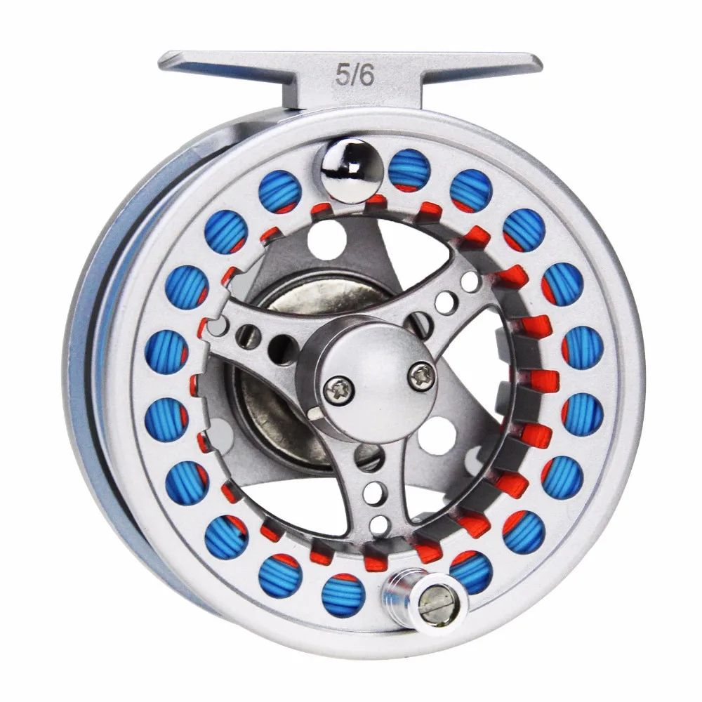 Fly Reel Combo 1/2 3/4 5/6 7/8 WT нахлыстовая Рыболовная катушка для литья под давлением из