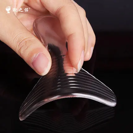 Невидимые силиконовые наклейки для обуви заднего вида прозрачные
