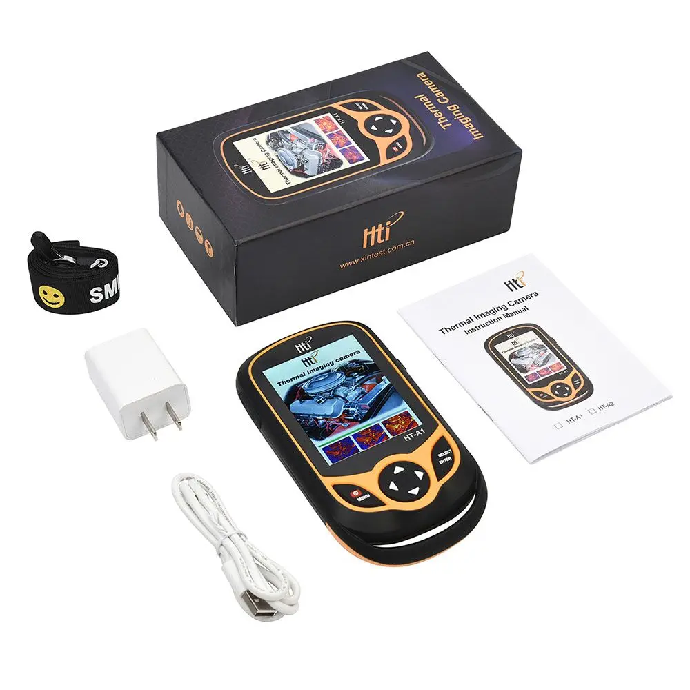 HT A1 3 2 дюймов Full View TFT экран Инфракрасный термометр тепловизор 0.3MP камера детектор