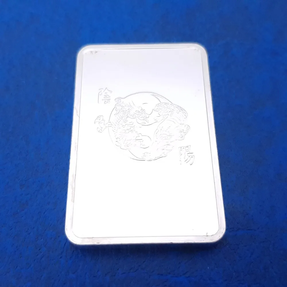 Commemorative Coin Collection Medal Souvenir Badge Money Anniversary Silvery Bar Plated Bullion Twelve zodiac Dragon | Дом и сад