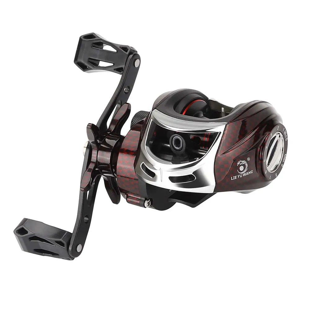 

Dual Brake System 15+1BB High Speed Ratio 7.2:1 Fishing Reel for Saltwater Fishing Wheel 5.5kg Drag Power Baitcasting Reel