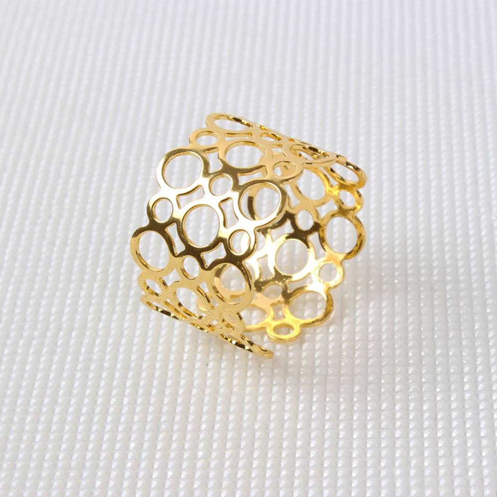 Круглое ажурное кольцо для салфеток shbe 6 шт./лот красивое в отеле свадебное