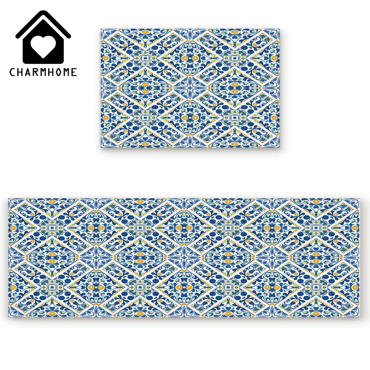 CHARMHOME 2 шт./компл. &quotВиноградная лоза&quot этнические длинные Кухня коврик для