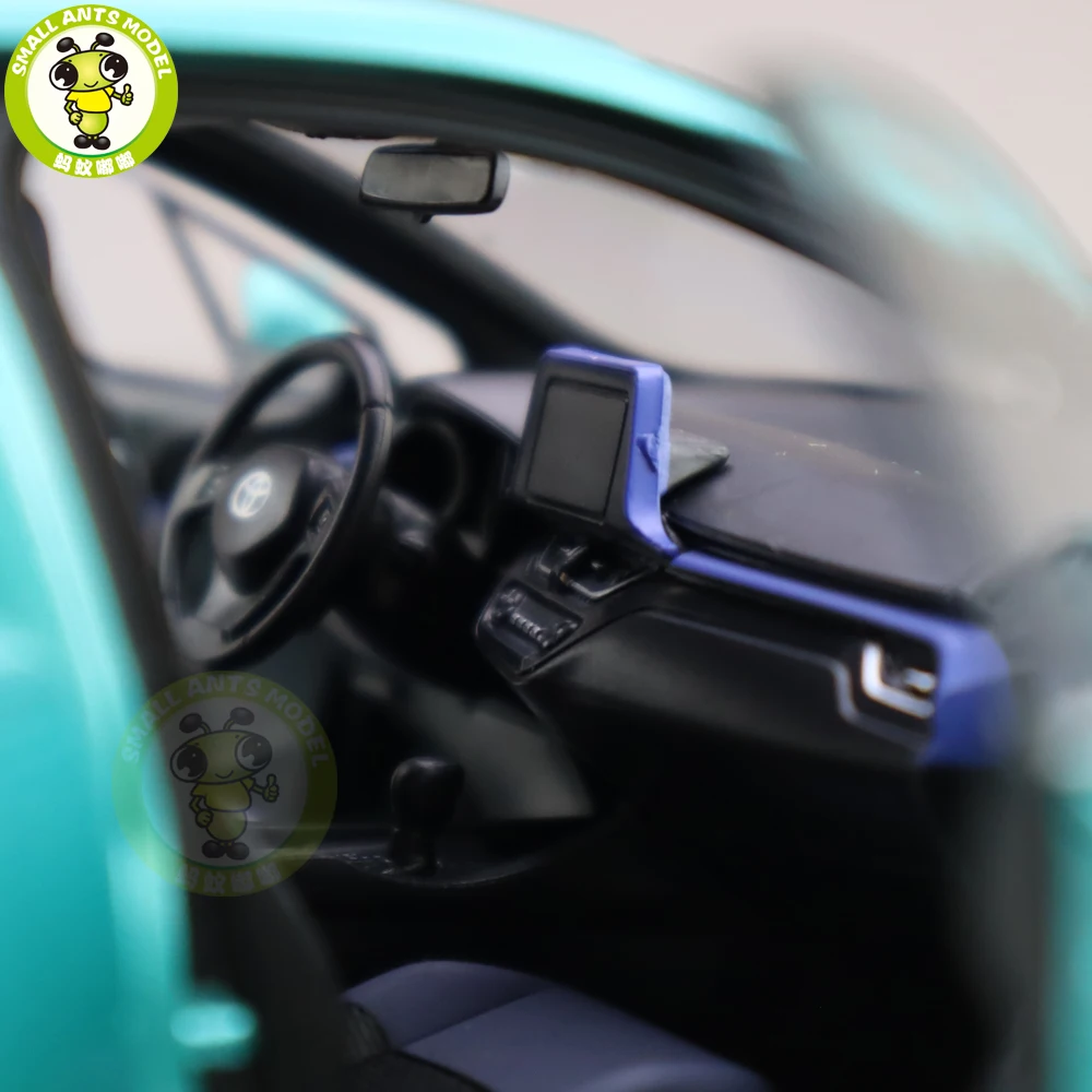 1/18 CHR C-HR литая под давлением модель автомобиля SUV игрушки дети мальчик девочка подарок синий цвет