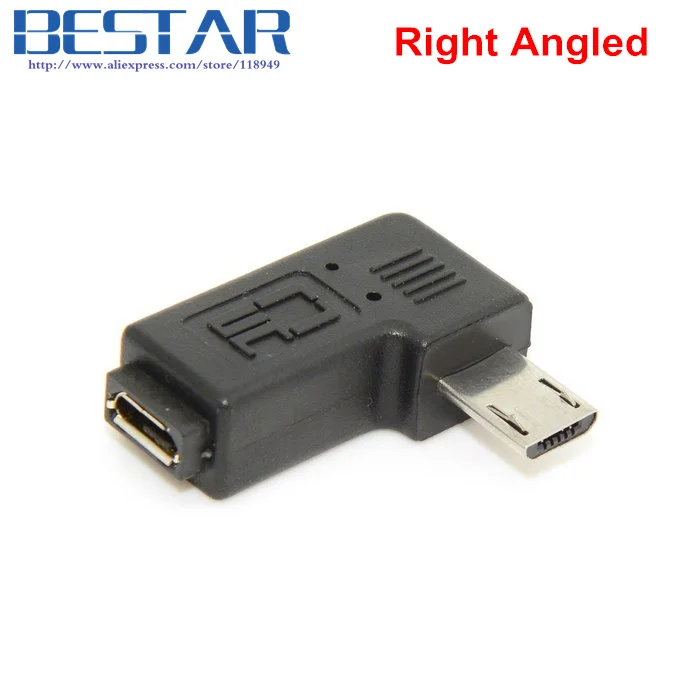 9 мм Длинный Штекерный разъем 90 градусов правый и левый Угловой Micro USB 3. 0 5Pin штекер
