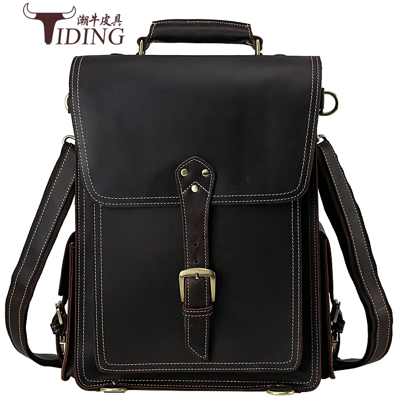 Рюкзак мужской из воловьей кожи 15 дюймов для ноутбука 2017 дюйма|school book bag|book bagbackpack
