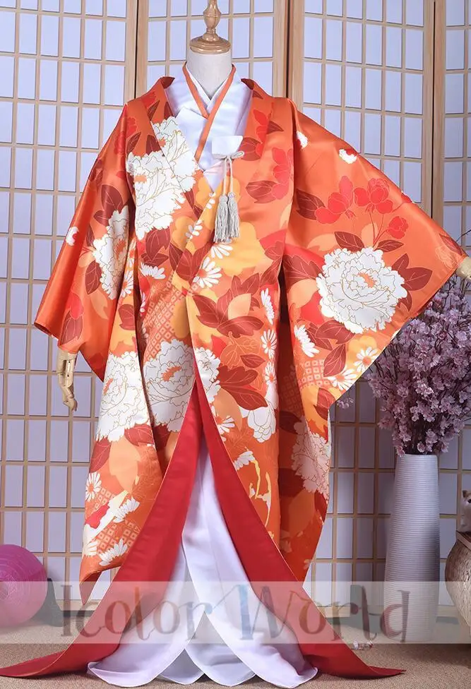 Свадебное кимоно Kamisama Kiss Nanami Momozono карнавальный костюм|Костюмы аниме| |