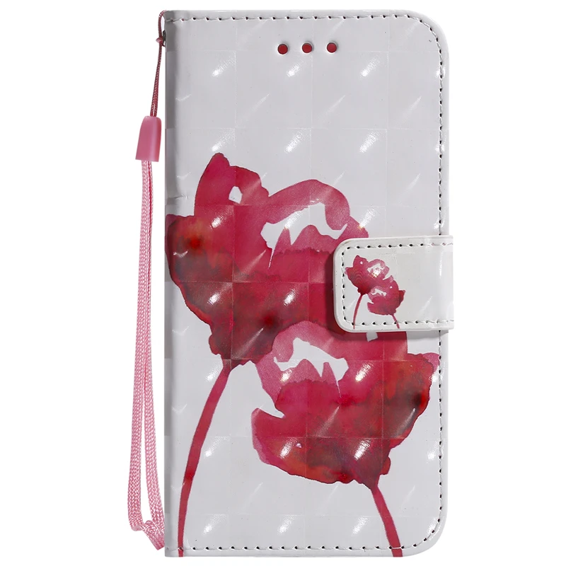 JYERAECOM Painted Flip PU Leather + Wallet Cover Case For Coque LG K8 2018 Phone Capa | Мобильные телефоны и аксессуары