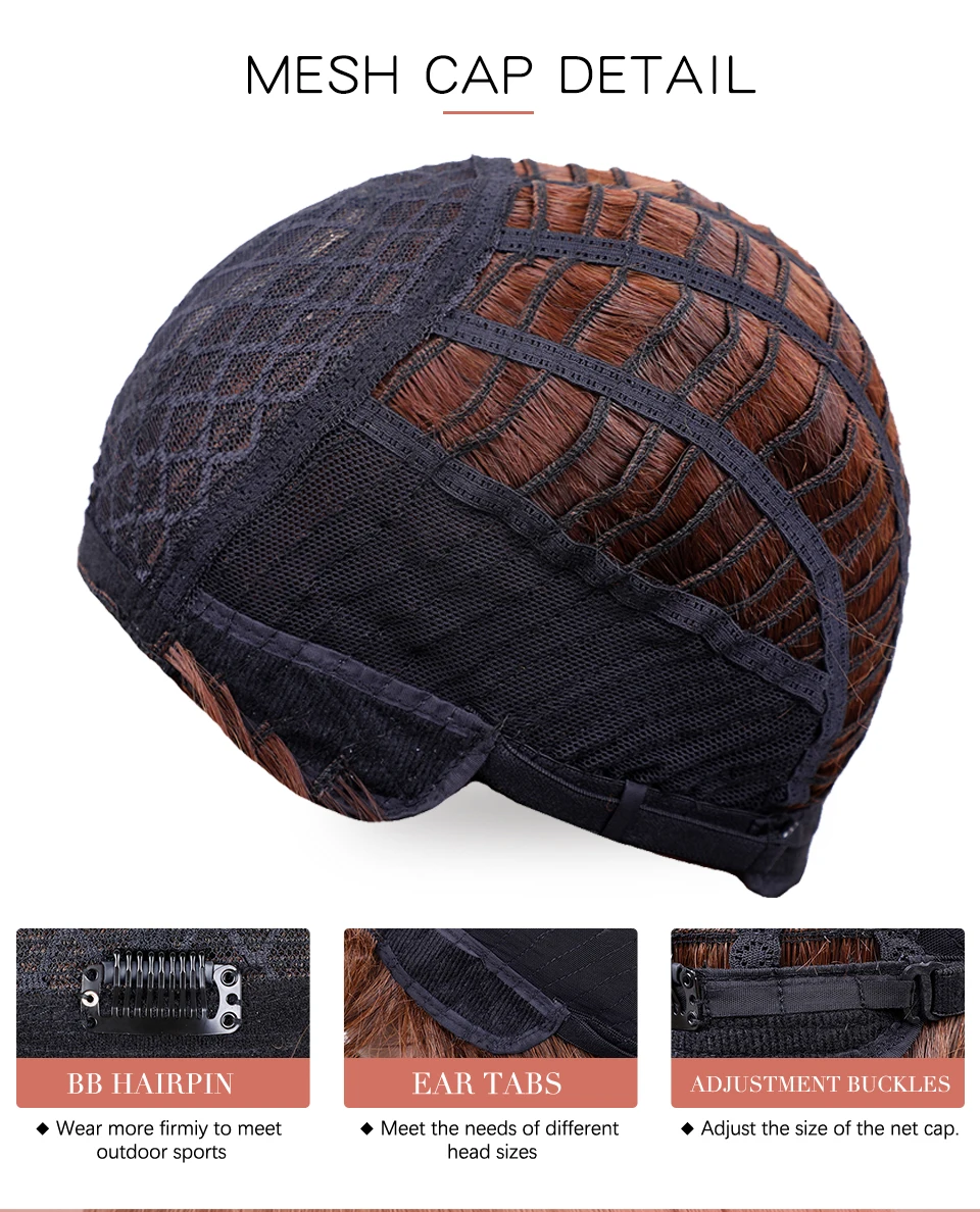 INHAIR cube женский парик из человеческих волос, прямые волосы, парик коричневого цвета, средняя челка, 10 дюймов