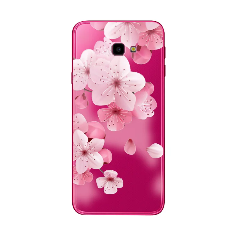 Мягкий гибкий силиконовый гелевый кружевной чехол для Samsung Galaxy J4 Plus 2018 J415F 3D