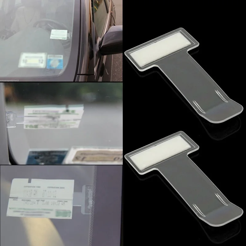 2 шт./компл. автомобиля лобового стекла парк парковочных билетов Клип работы