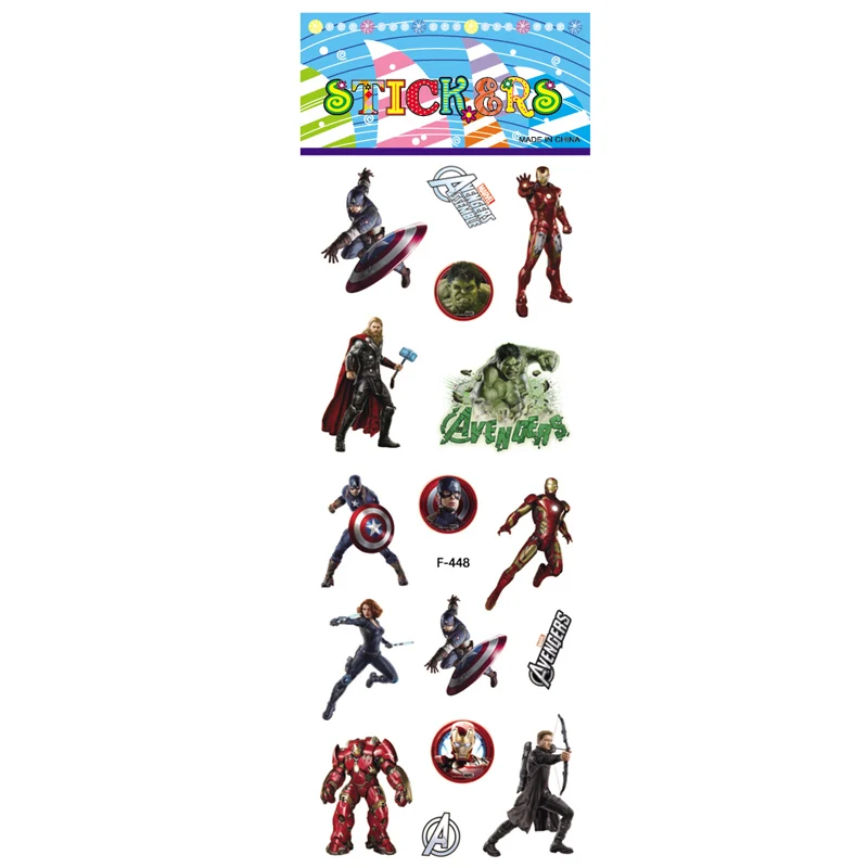 Детские игрушки 3D фильм DC Супермен Marvel Человек-паук наклейка s Пуффи пузырь наклейка игрушка для мальчиков и девочек награда за телефон багаж ноутбук - Цвет: Фиолетовый