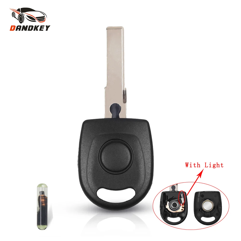 Чехол для автомобильного ключа Dandkey транспондер ID48 VW B5 Passat Golf SEAT Ibiza Leon SKODA Octavia HU66